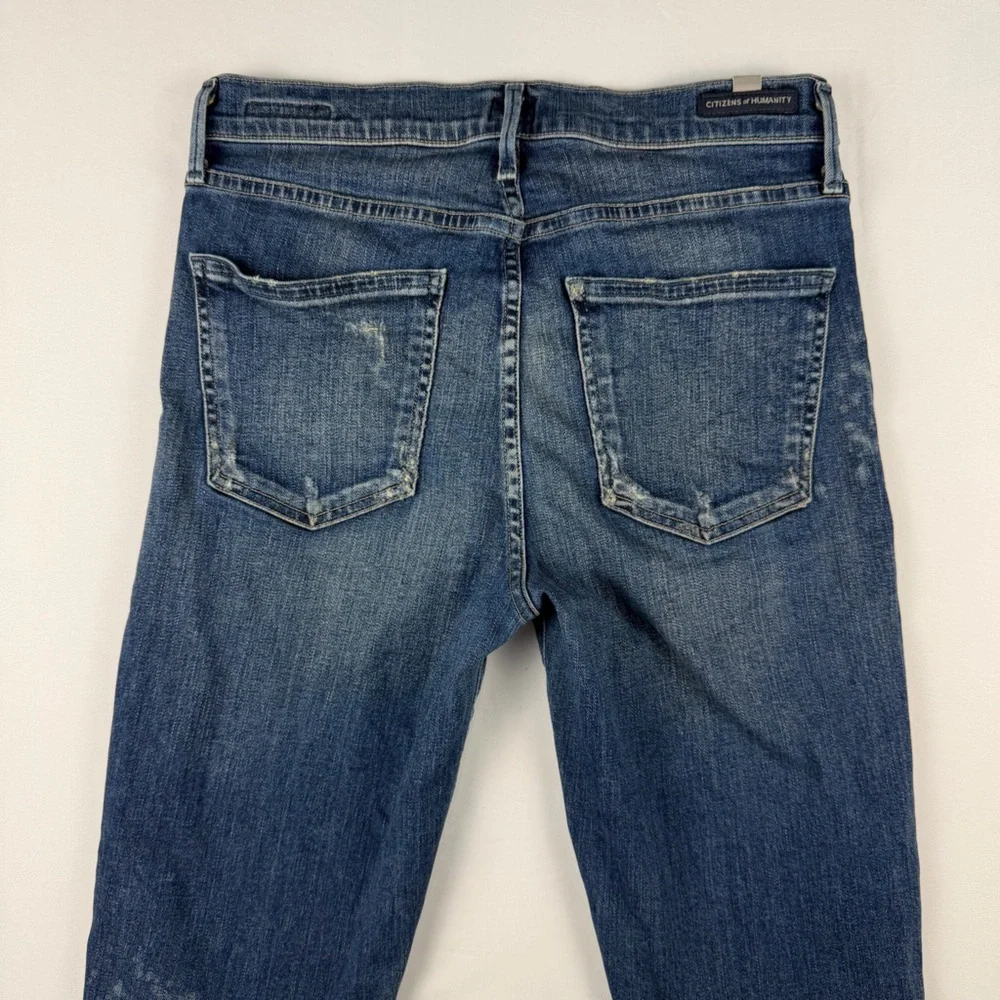 Citizens of Humanity Rocket High Rise Skinny Jean in Indie Distressed Size 30 - Picture 12 of 14